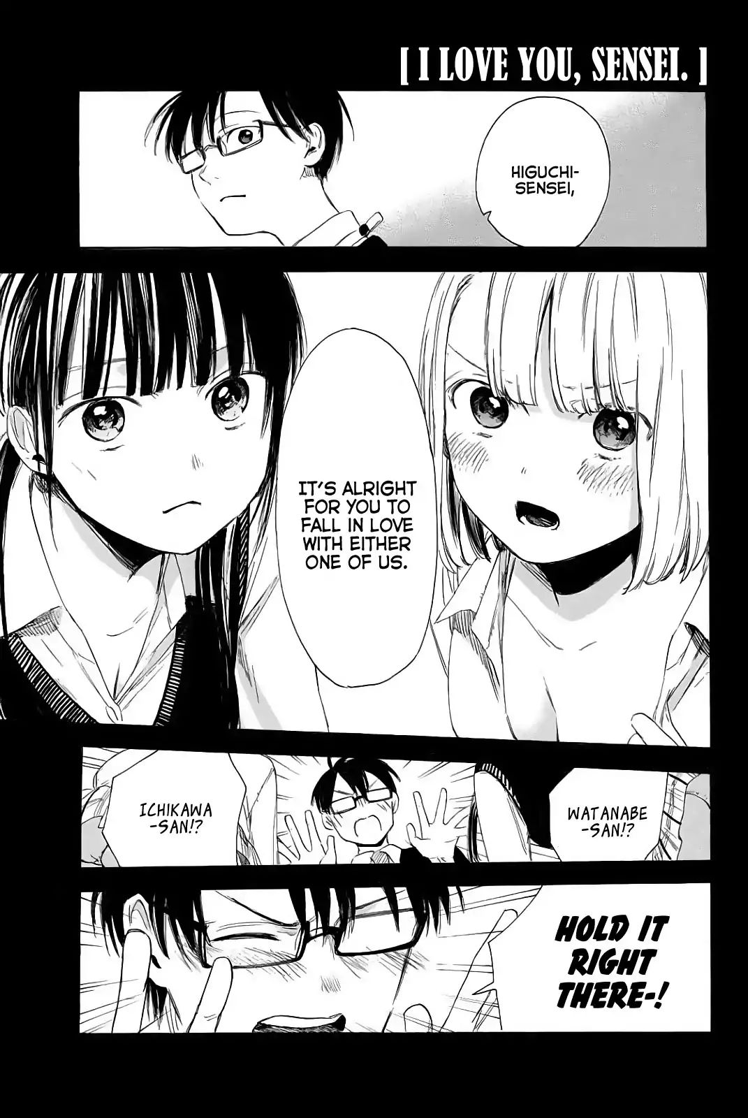 Sensei, Suki Desu. Chapter 3: Hiding And Staring At A Garden Filled With Girls, Is That What You Like Doing? - Picture 1