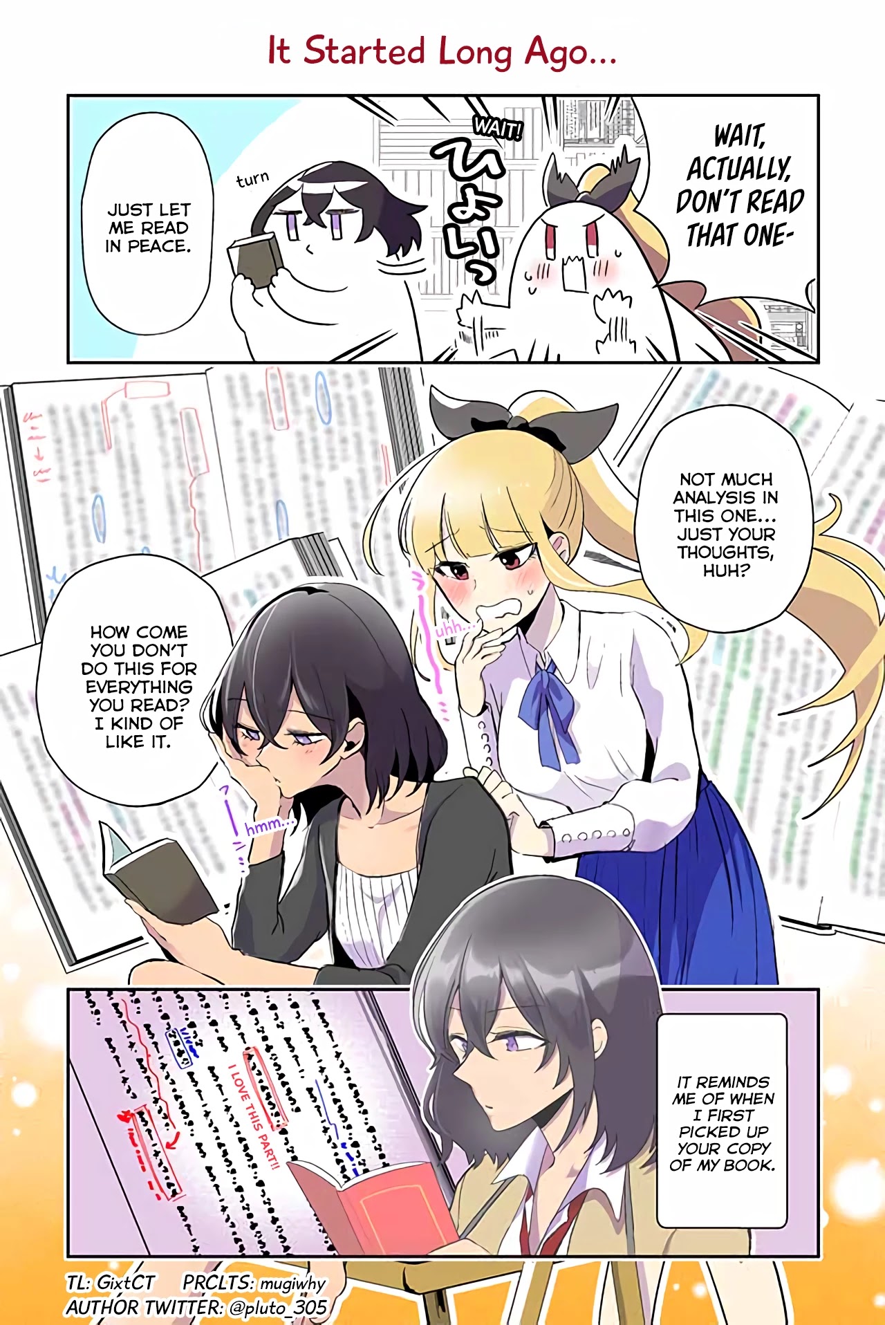 As A Result Of A Classmate's Obsession With Yuri, I Was Exposed As An Author Chapter 23: It Started Long Ago... - Picture 1