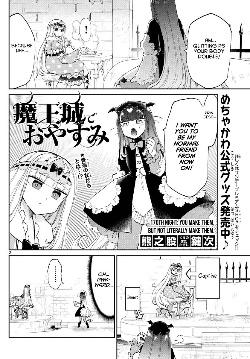 Maou-Jou De Oyasumi Chapter 170: You Make Them, But Not Literally Make Them - Picture 2