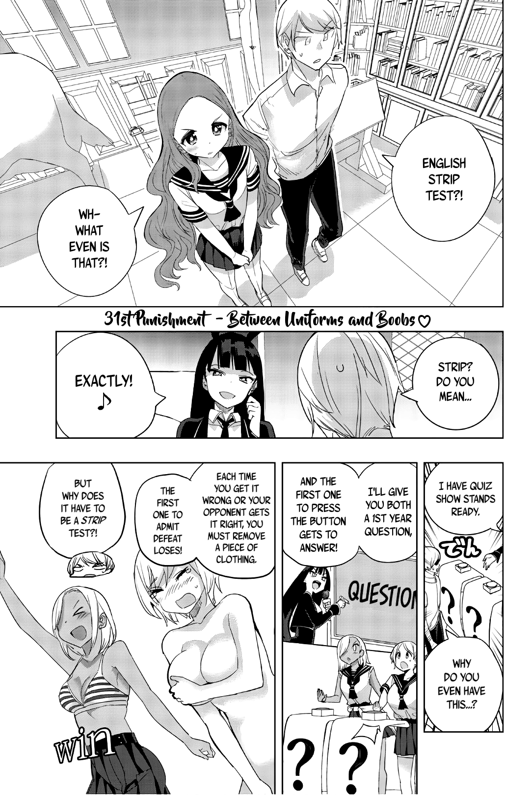 Houkago No Goumon Shoujo Vol.3 Chapter 31: Between Uniforms And Boobs ♥ - Picture 1