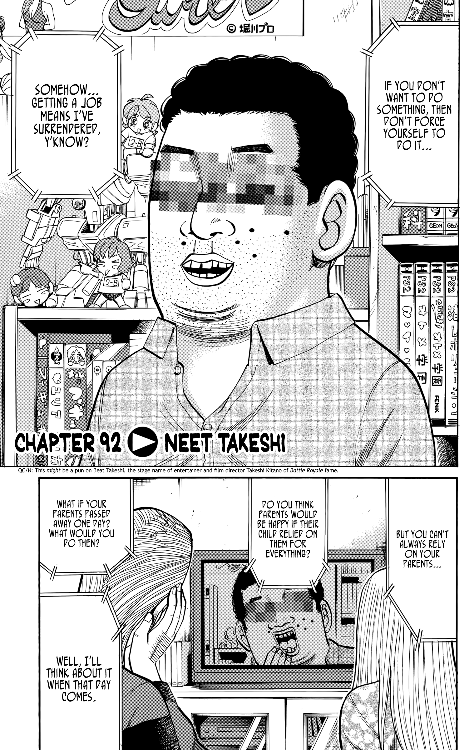 Nanba Mg5 Vol.11 Chapter 92: Neet Takeshi - Picture 1