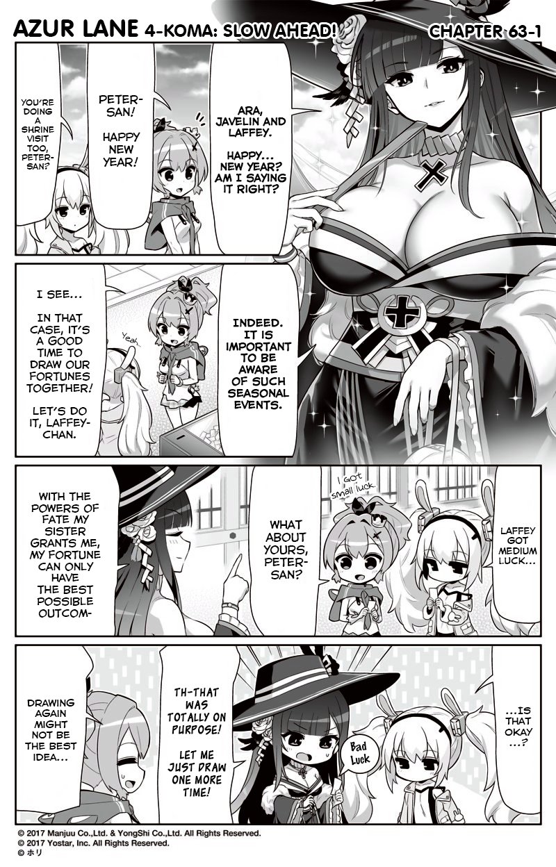 Azur Lane 4-Koma: Slow Ahead Chapter 63 - Picture 1