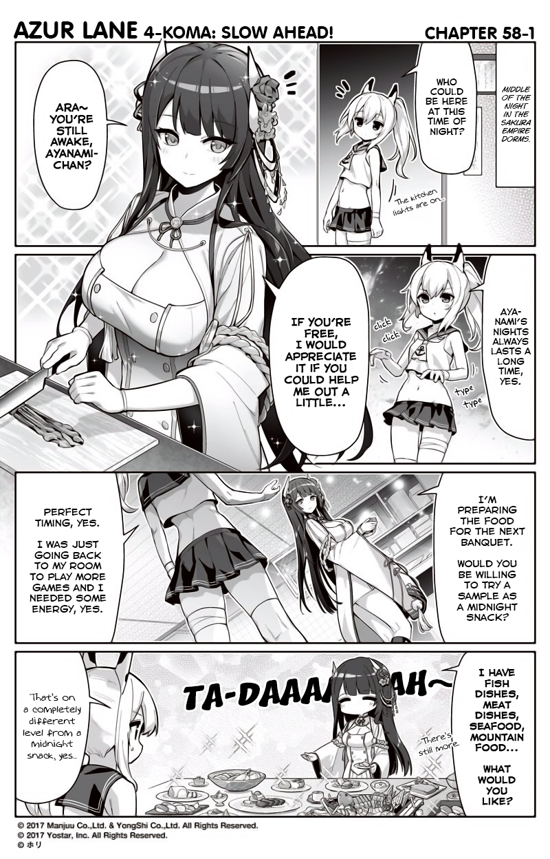 Azur Lane 4-Koma: Slow Ahead Chapter 58 - Picture 1