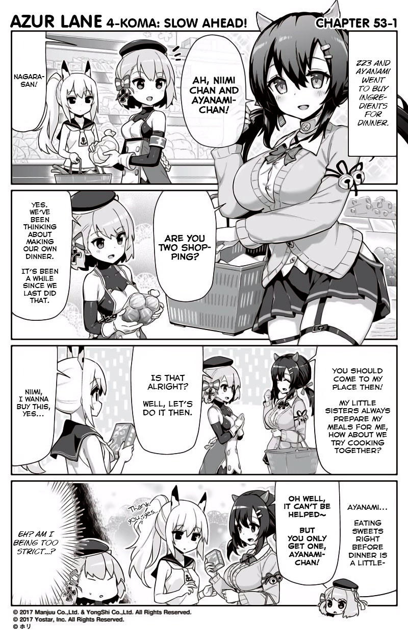 Azur Lane 4-Koma: Slow Ahead Chapter 53 - Picture 1