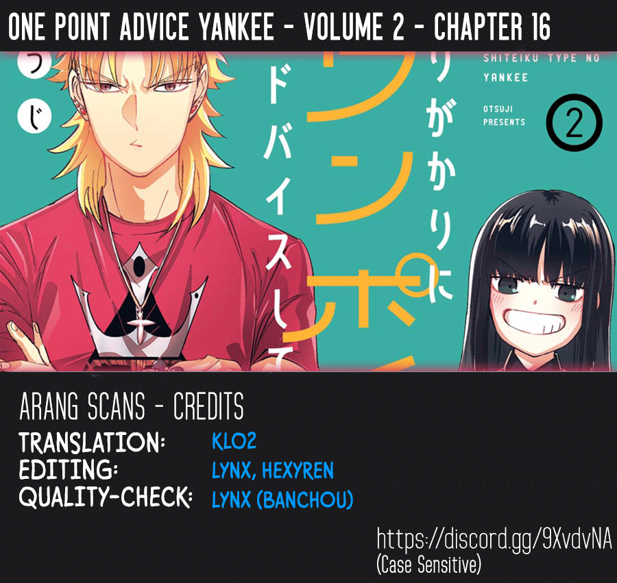 Toorigakari Ni One Point Advice Shiteiku Type No Yankee Vol.2 Chapter 16 - Picture 1