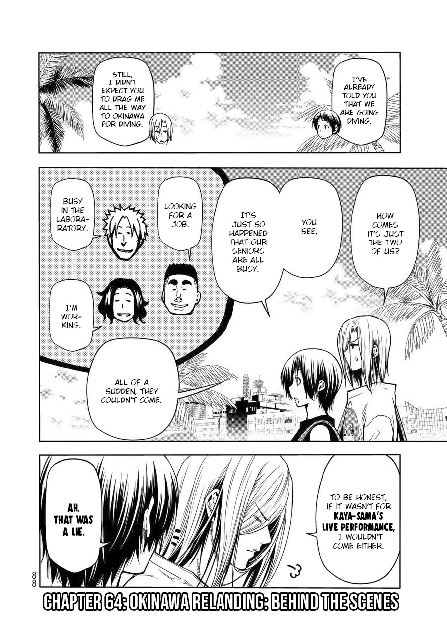 Grand Blue Chapter 64: Okinawa Relanding: Behind The Scenes - Picture 2