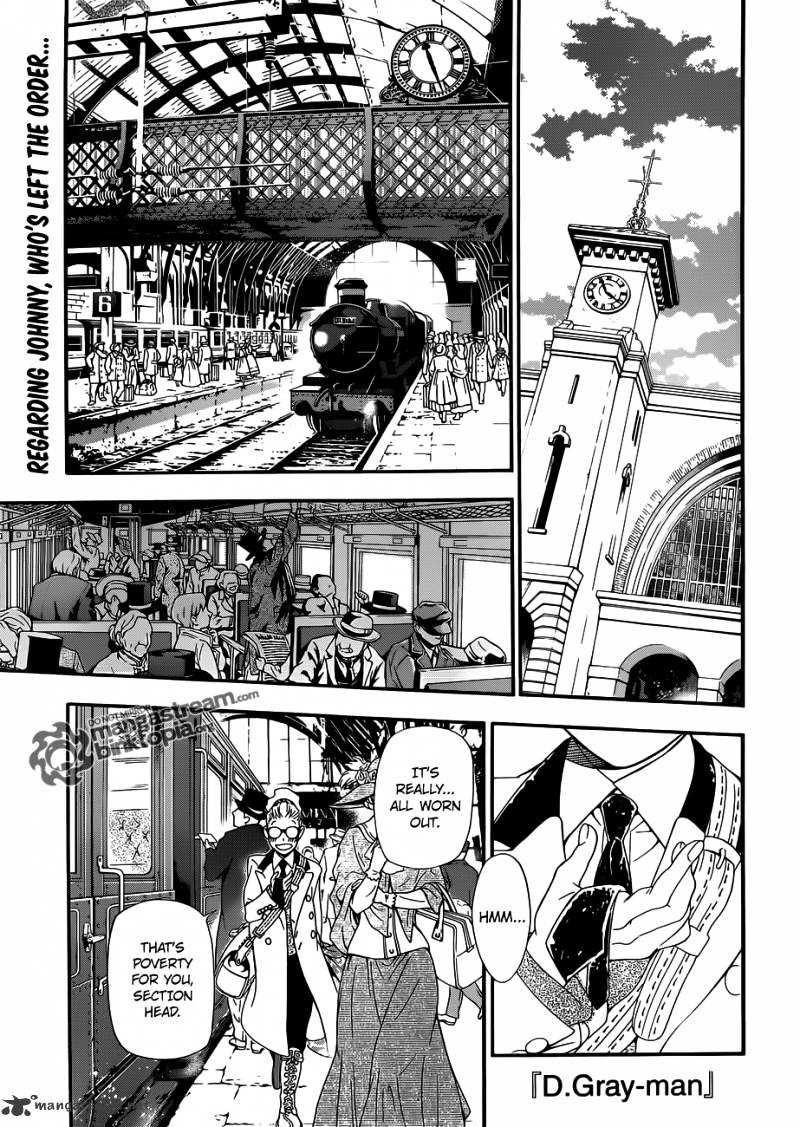 D.gray-Man Chapter 209 : Searching For A.w. / A Fellow Traveller - Picture 1