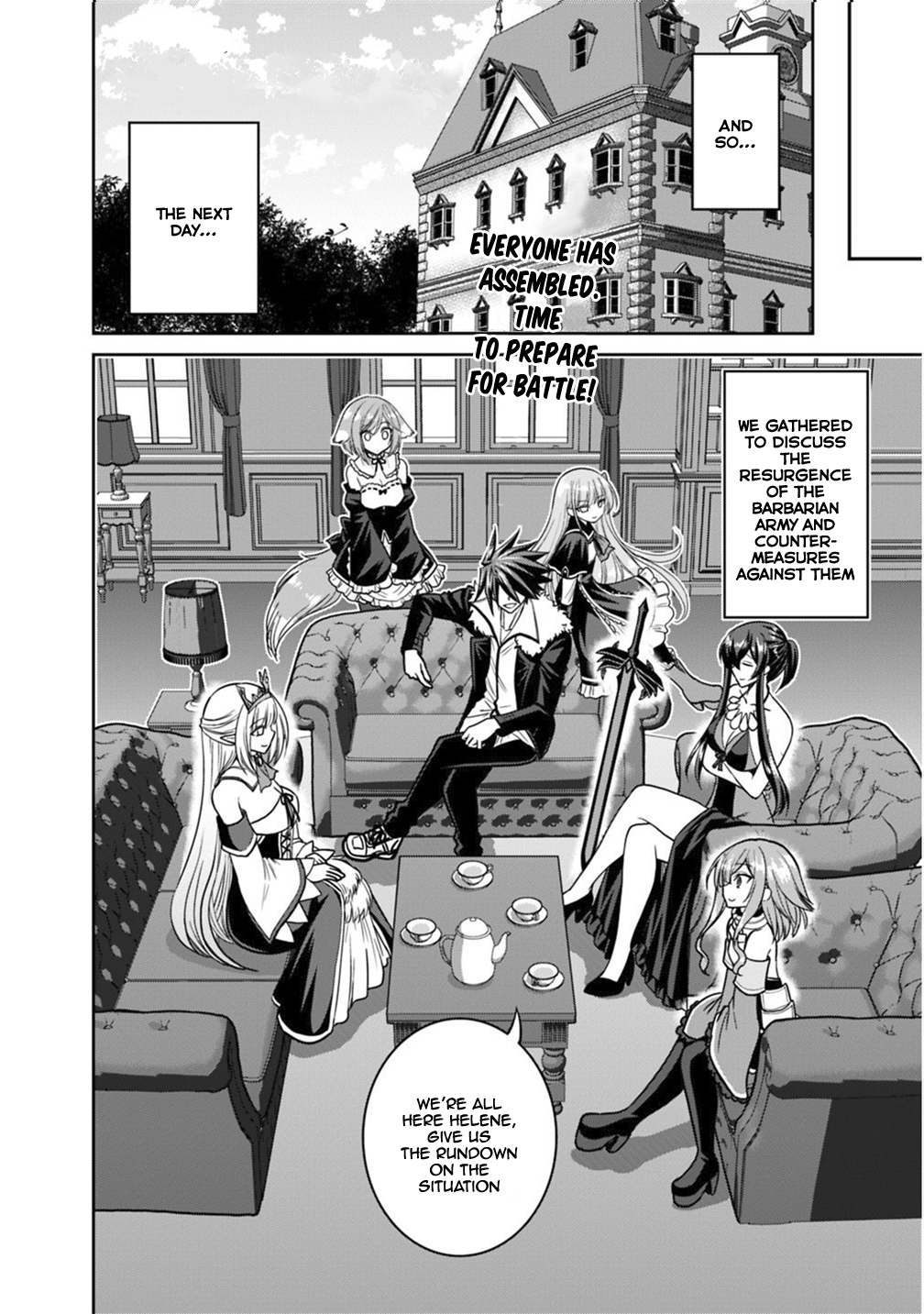 Kujibiki Tokushou Musou Harem-Ken Vol.3 Chapter 12.2: A Bond With The Demon Sword, And A New Adversary?! (2) - Picture 2