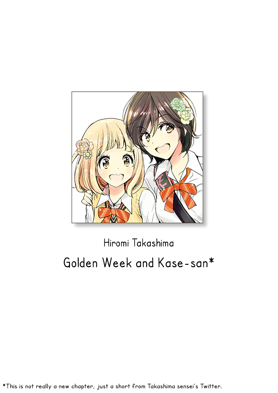 Yamada To Kase-San Chapter 14.5: Extra - Golden Week And Kase-San - Picture 1