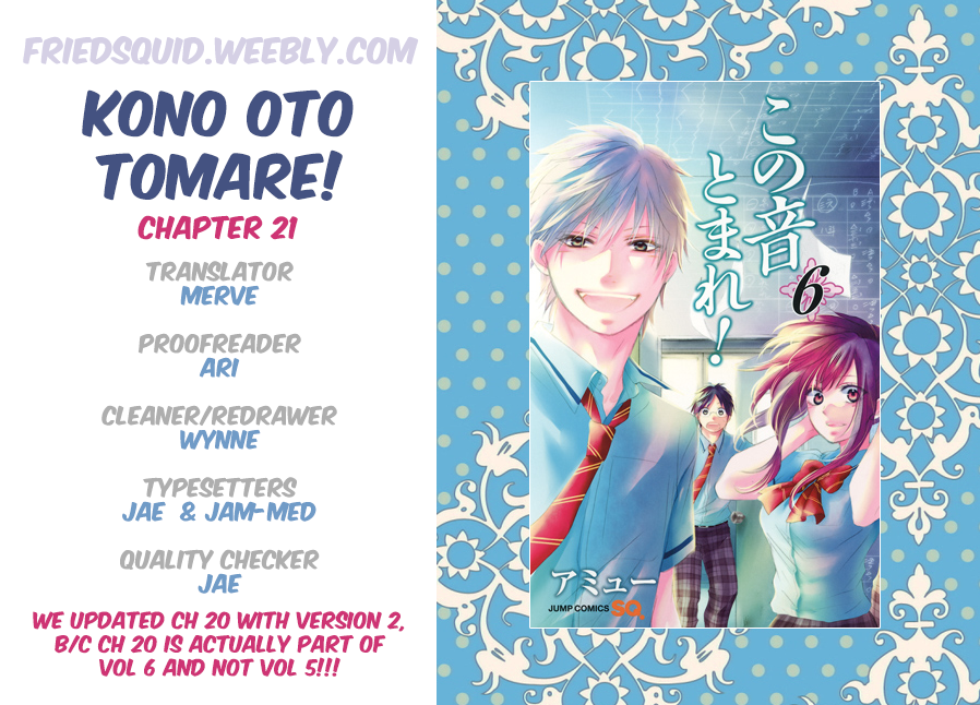 Kono Oto Tomare! Chapter 21: The Sound I Was Looking For - Picture 1