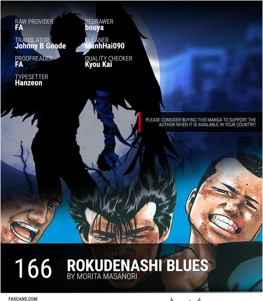 Rokudenashi Blues Vol.9 Chapter 166 : Gonna Fight It - Picture 1