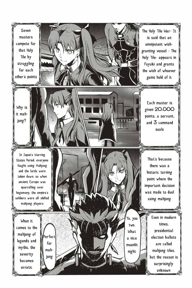 Fate/mahjong Night - Seihai Sensou Chapter 8 - Picture 1