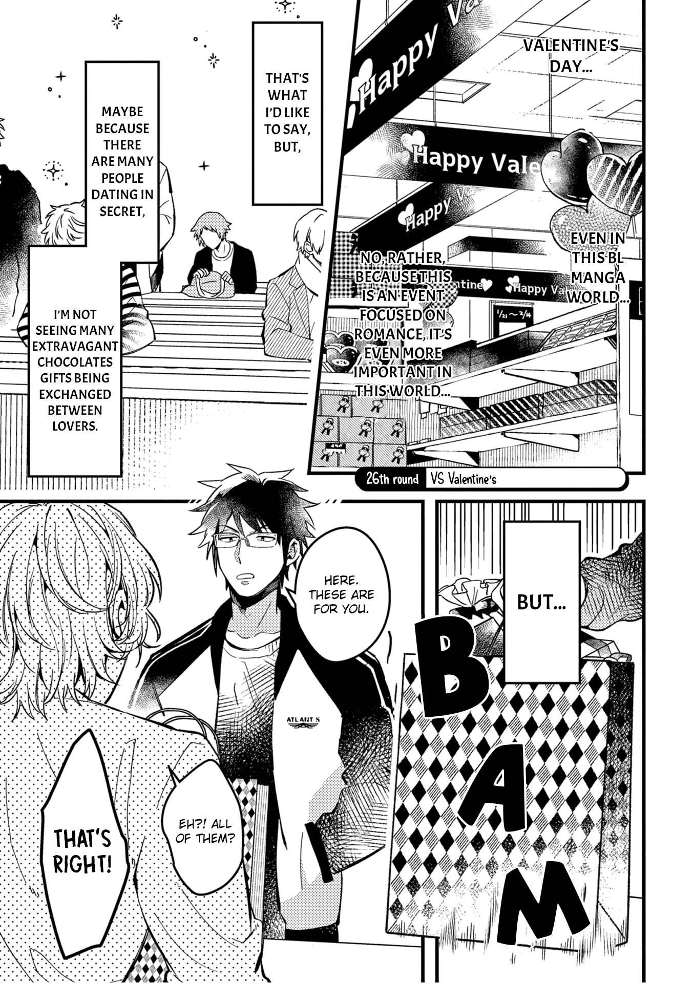 A World Where Everything Definitely Becomes Bl Vs. The Man Who Definitely Doesn't Want To Be In A Bl Vol.2 Chapter 26: Vs Valentine's + Extra - Picture 2