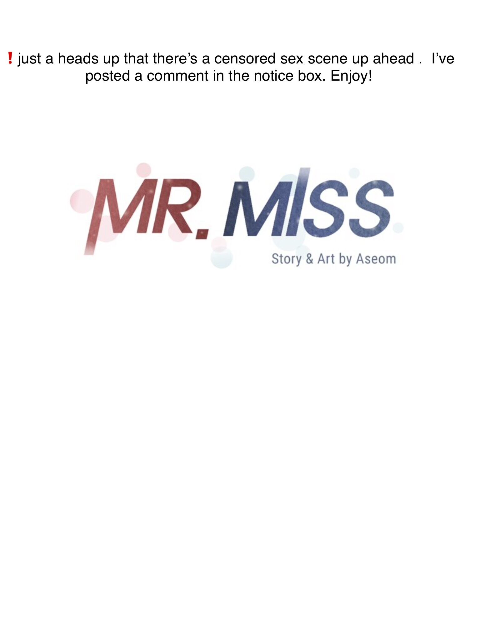 Mr.miss Chapter 31 - Picture 1