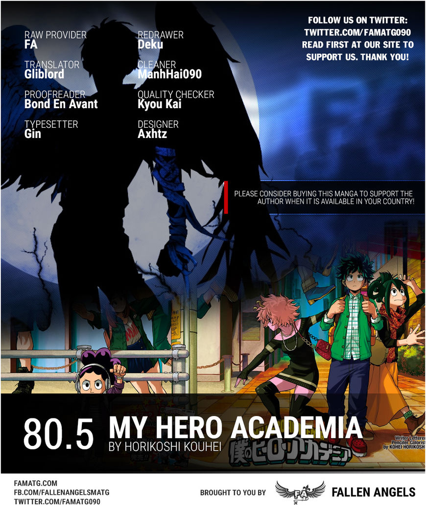 Boku No Hero Academia Chapter 80.5 : Volume 9 Omake - Picture 1