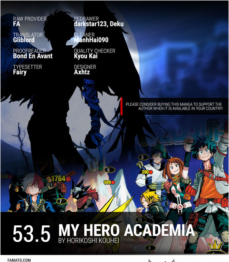 Boku No Hero Academia Chapter 53.5 : Volume 6 Omake - Picture 1