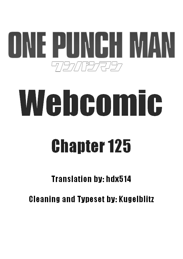Onepunch-Man (One) Chapter 125 - Picture 1