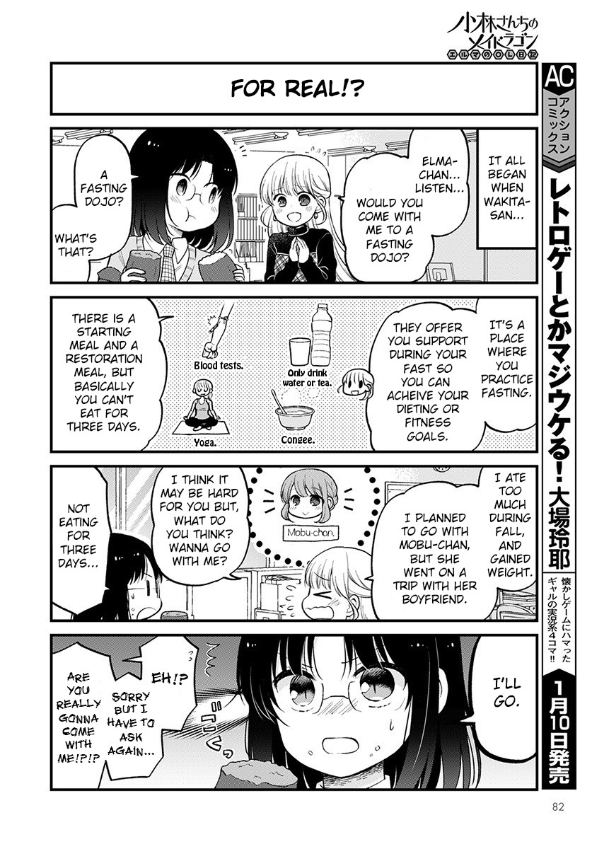Kobayashi-San Chi No Maid Dragon: Elma Ol Nikki Chapter 29: Elma And Fasting - Picture 2