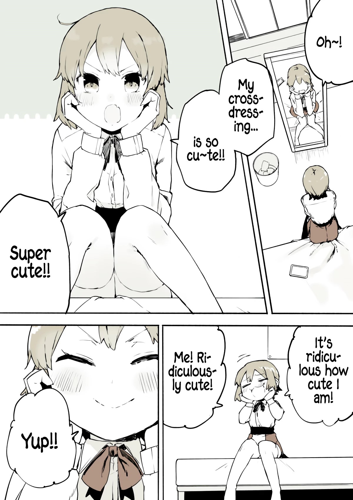 A Boy That Can't Stop Crossdressing - Page 1