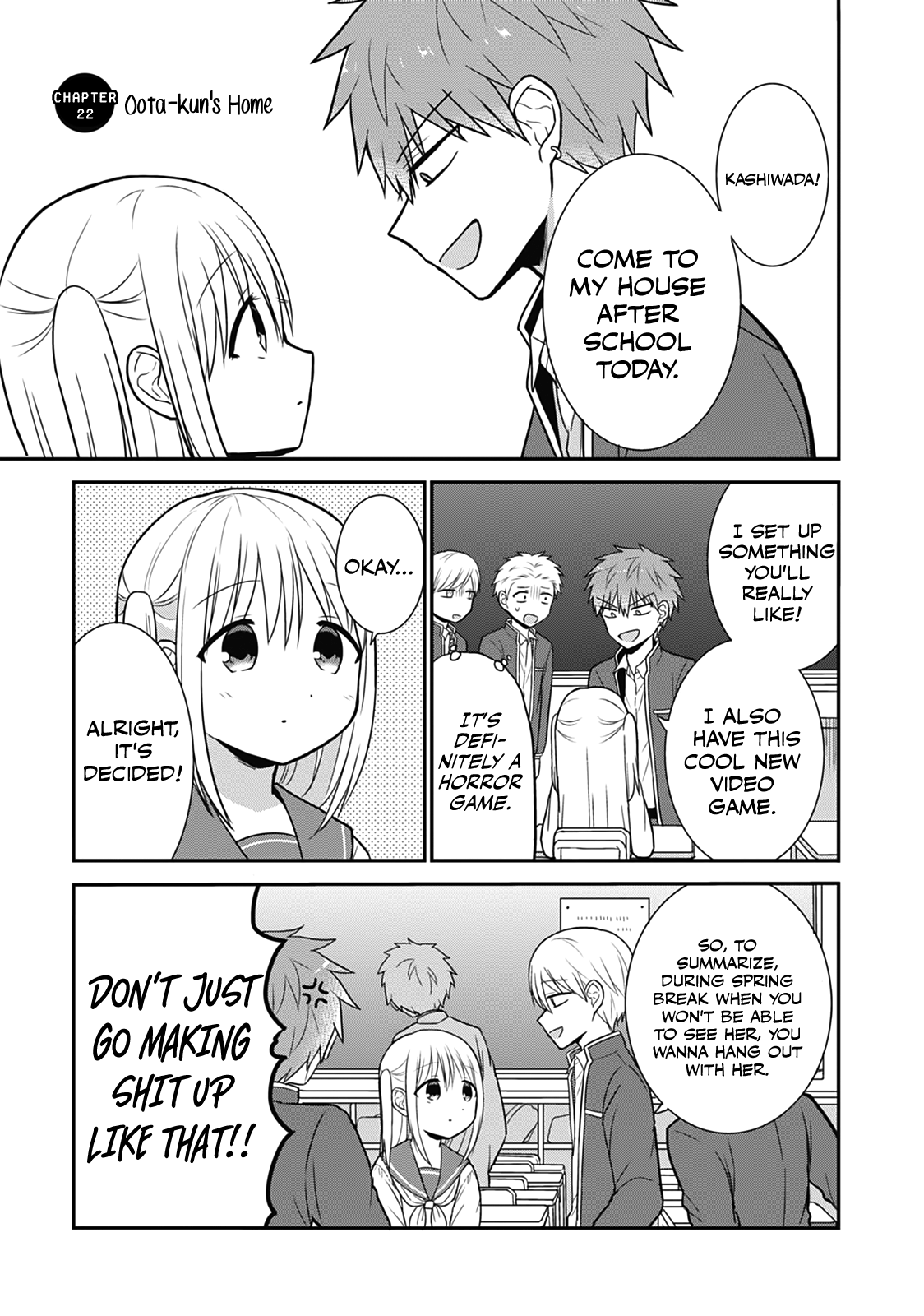 Expressionless Kashiwada-San And Emotional Oota-Kun Vol.2 Chapter 22: Oota-Kun's Home - Picture 1