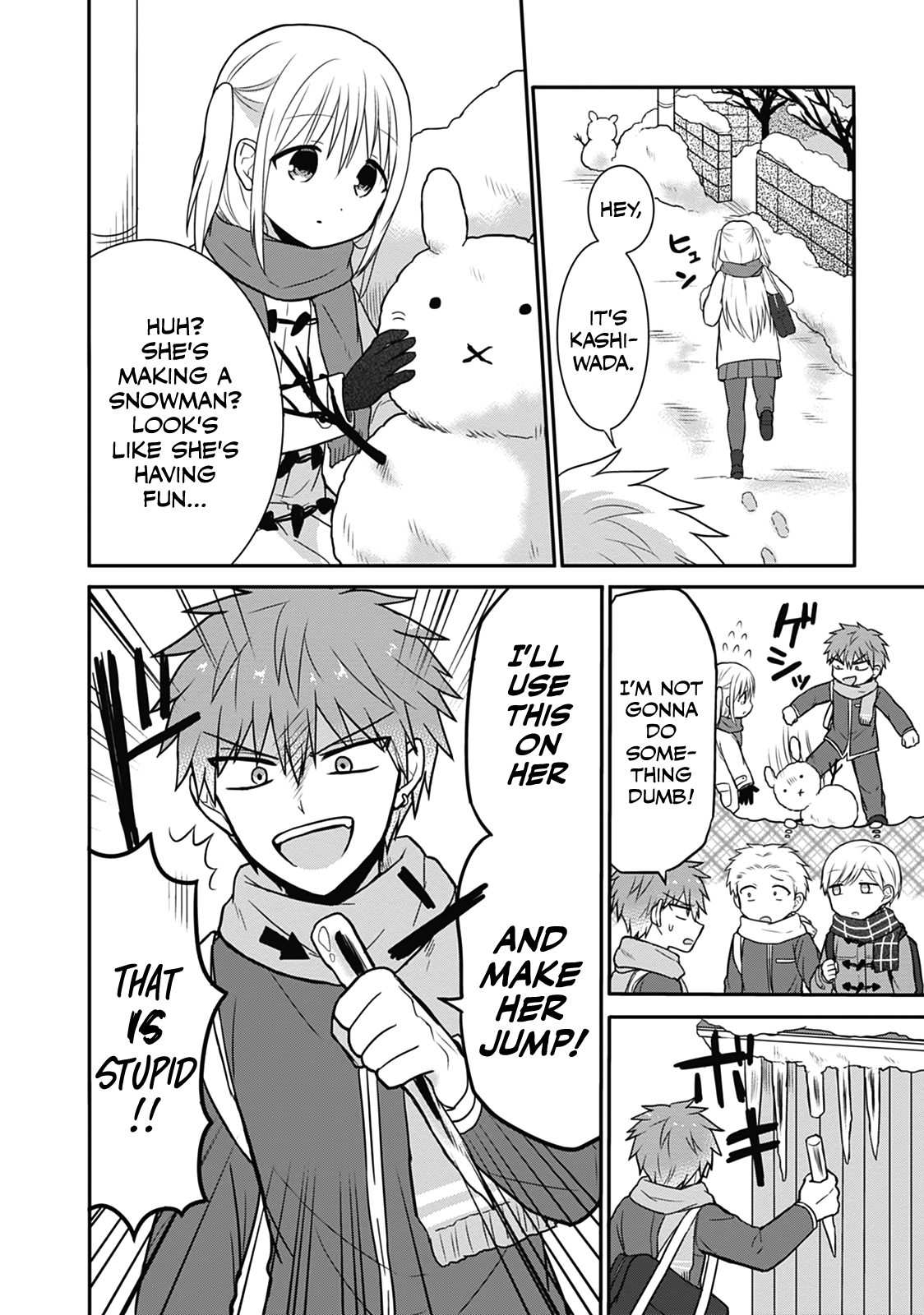 Expressionless Kashiwada-San And Emotional Oota-Kun Vol.2 Chapter 17: Oota-Kun And Kashiwada-San's Snowball Fight - Picture 2