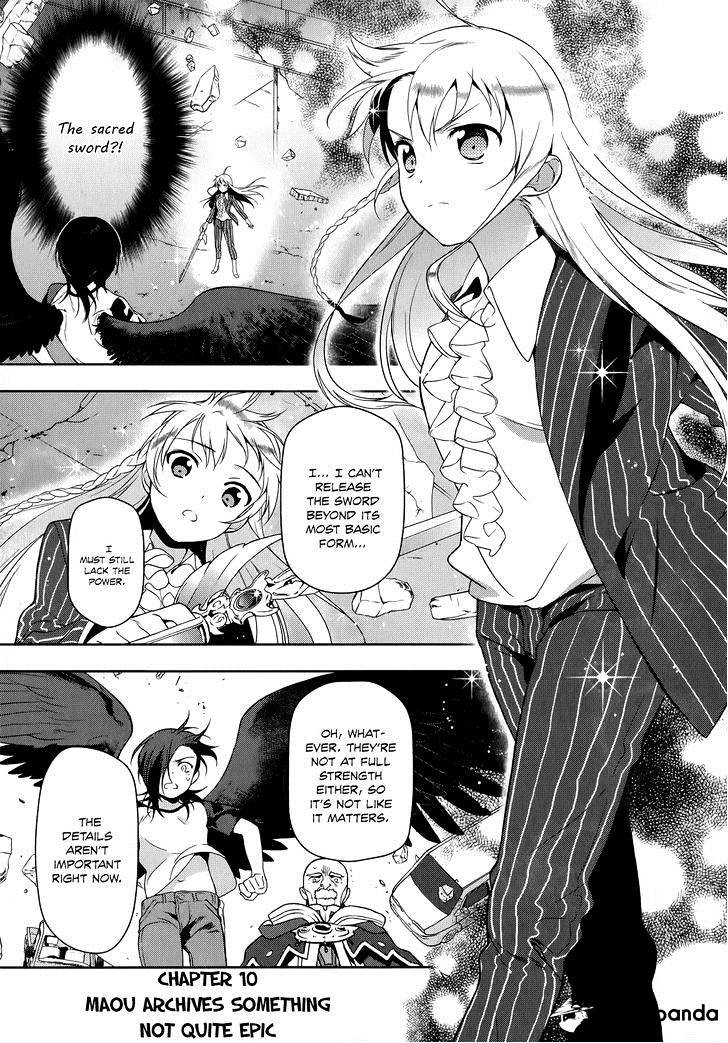 Hataraku Maou-Sama! Chapter 10 : Maou Archives Something Not Quite Epic - Picture 2