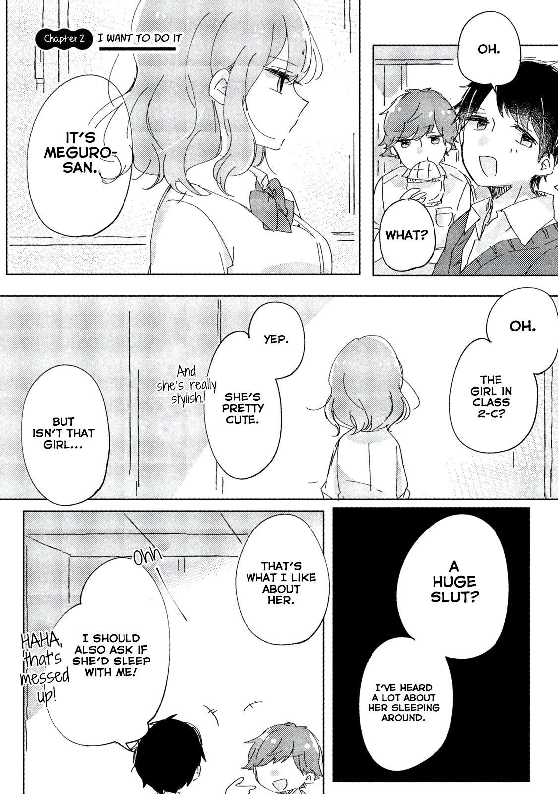 It's Not Meguro-San's First Time Vol.1 Chapter 2: I Want To Do It - Picture 1