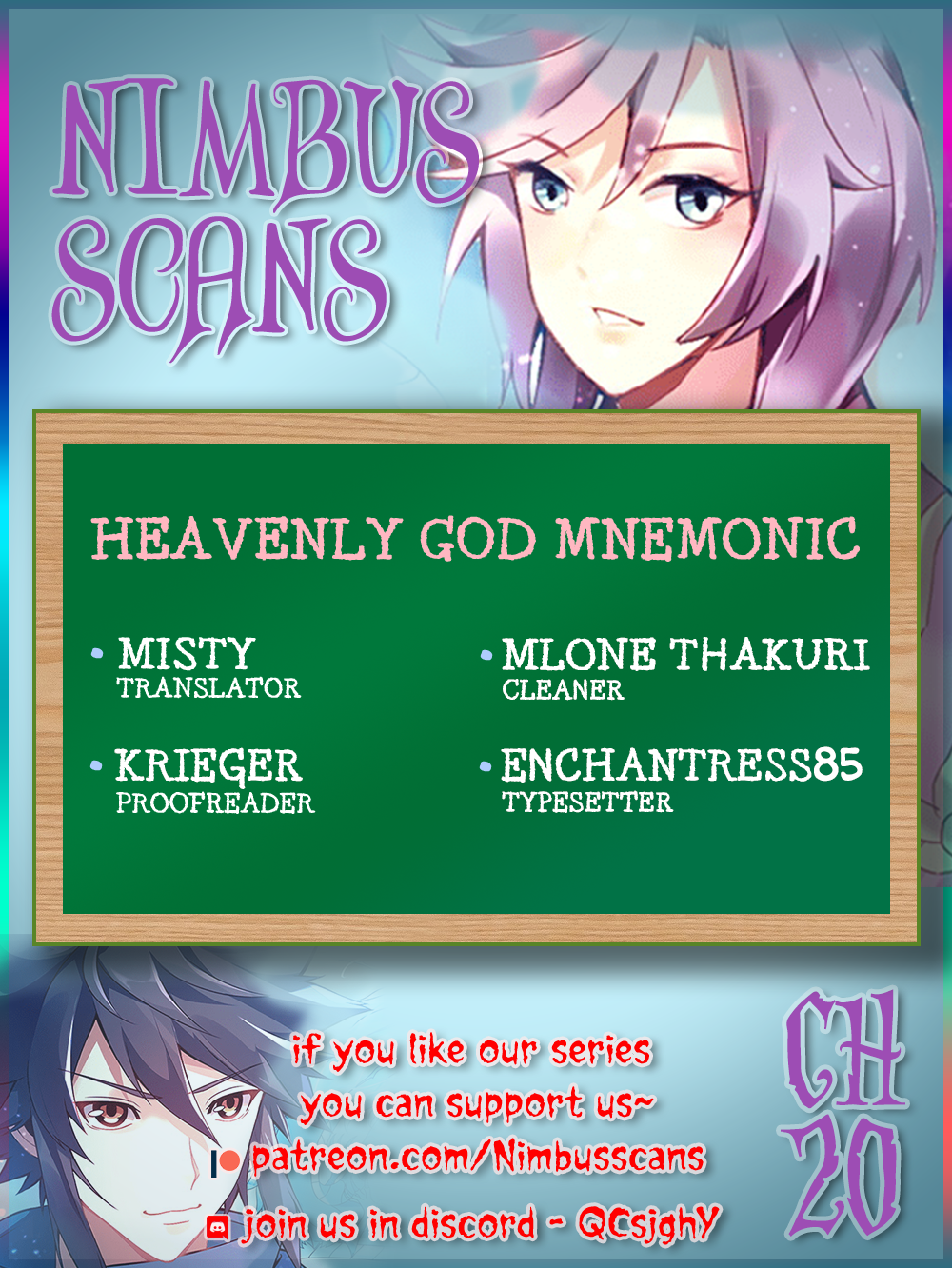 Heavenly God Mnemonic - Page 1