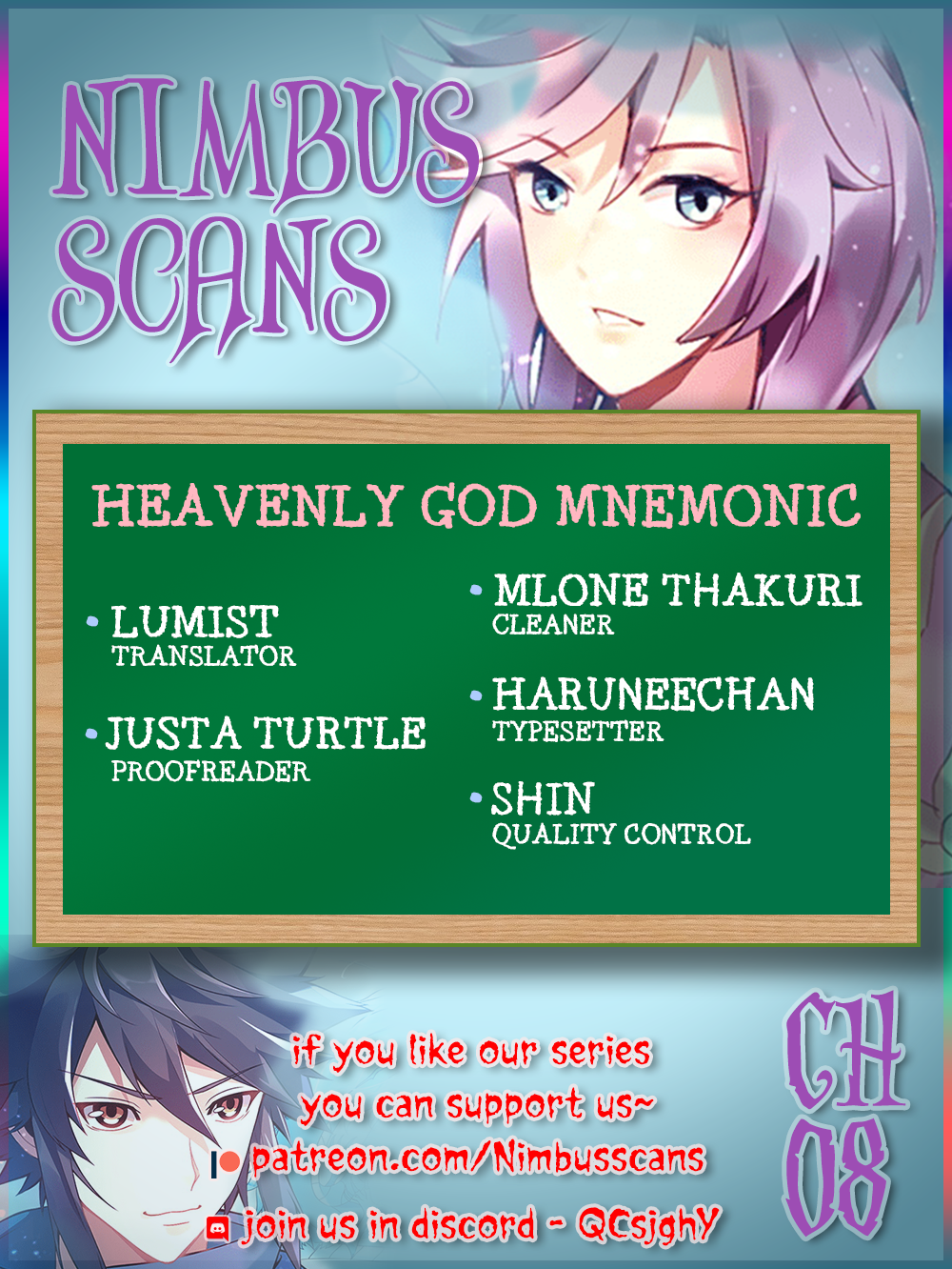 Heavenly God Mnemonic - Page 1