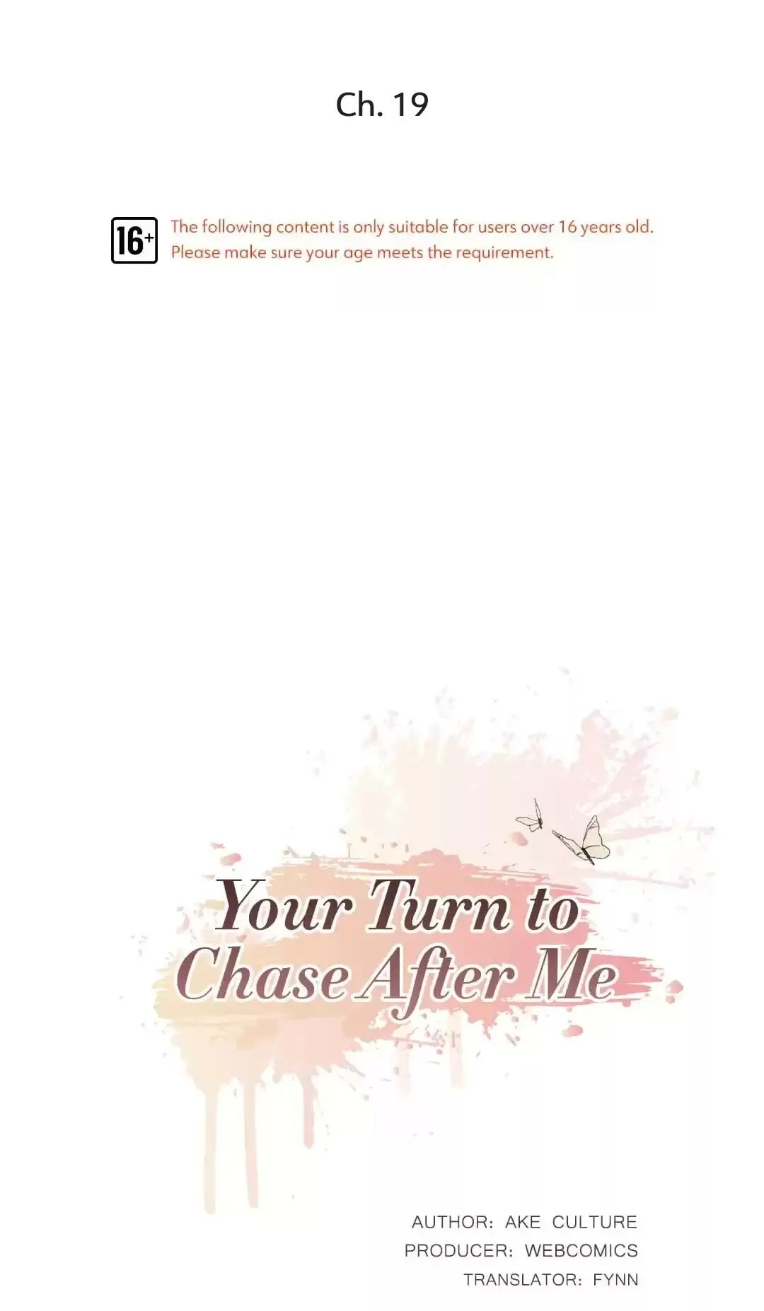 Your Turn To Chase After Me - Page 1