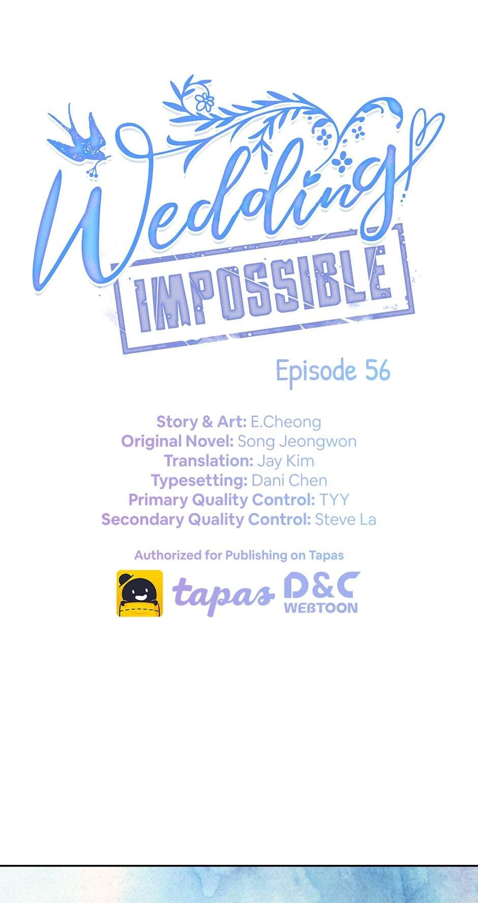 Wedding Impossible Chapter 56 - Picture 1