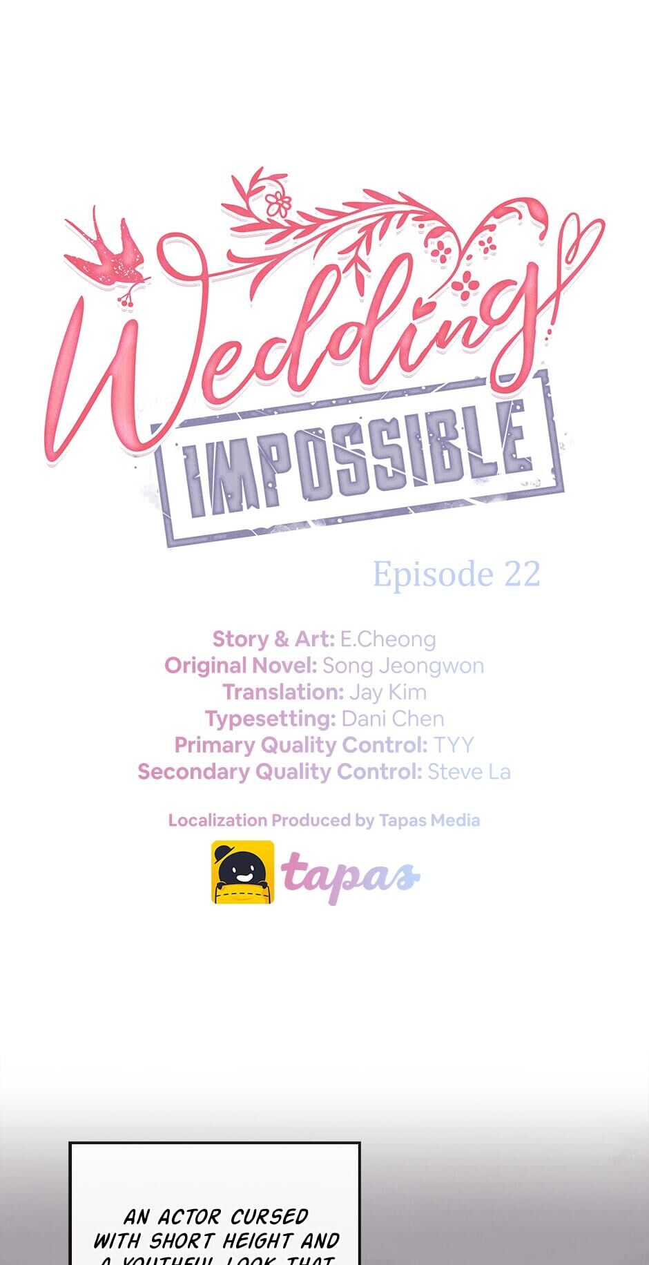 Wedding Impossible Chapter 22 - Picture 1