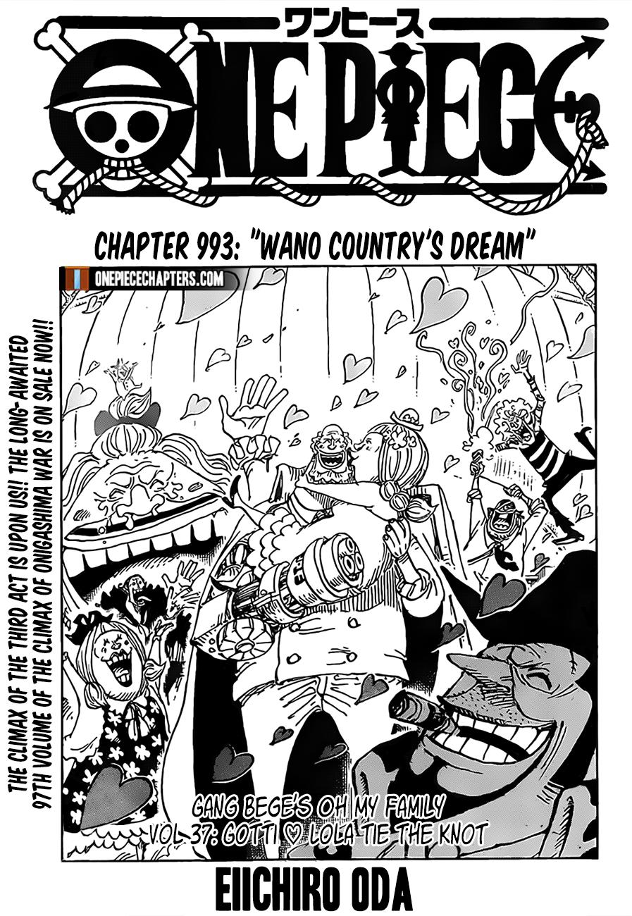 One Piece Chapter 993 - Picture 1