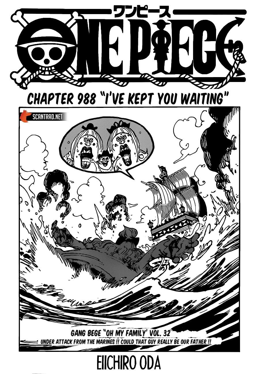 One Piece Chapter 988: I've Kept You Waiting - Picture 2