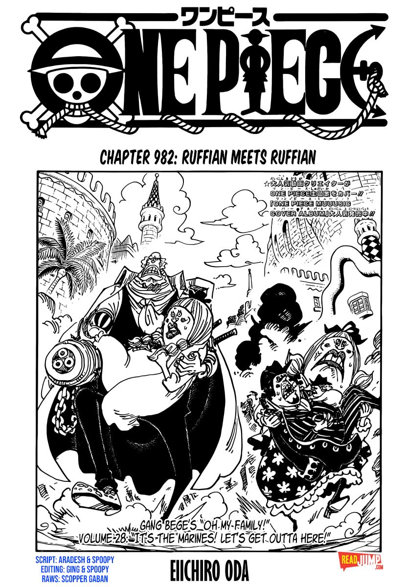 One Piece Chapter 982 - Picture 1