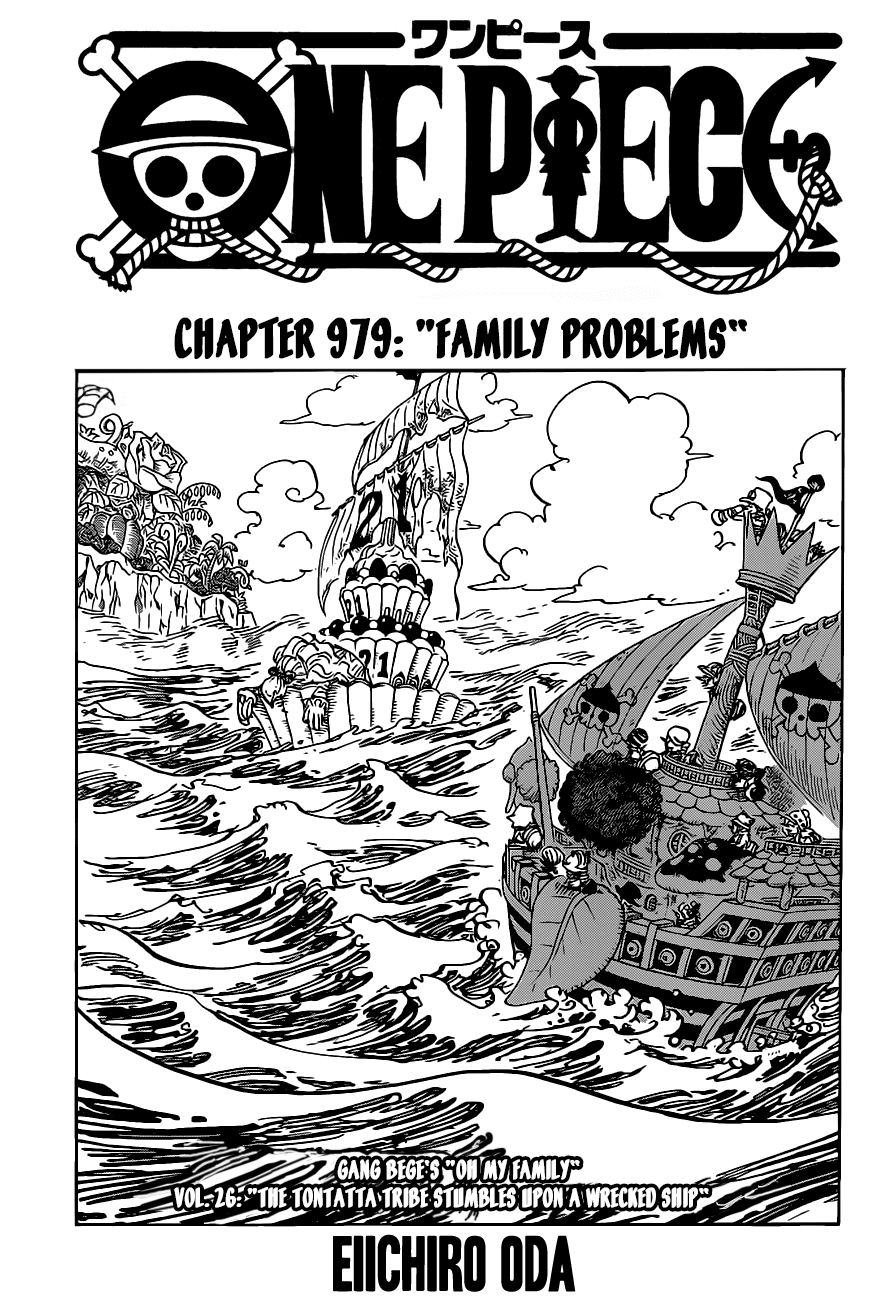 One Piece Chapter 979: Family Problems - Picture 1