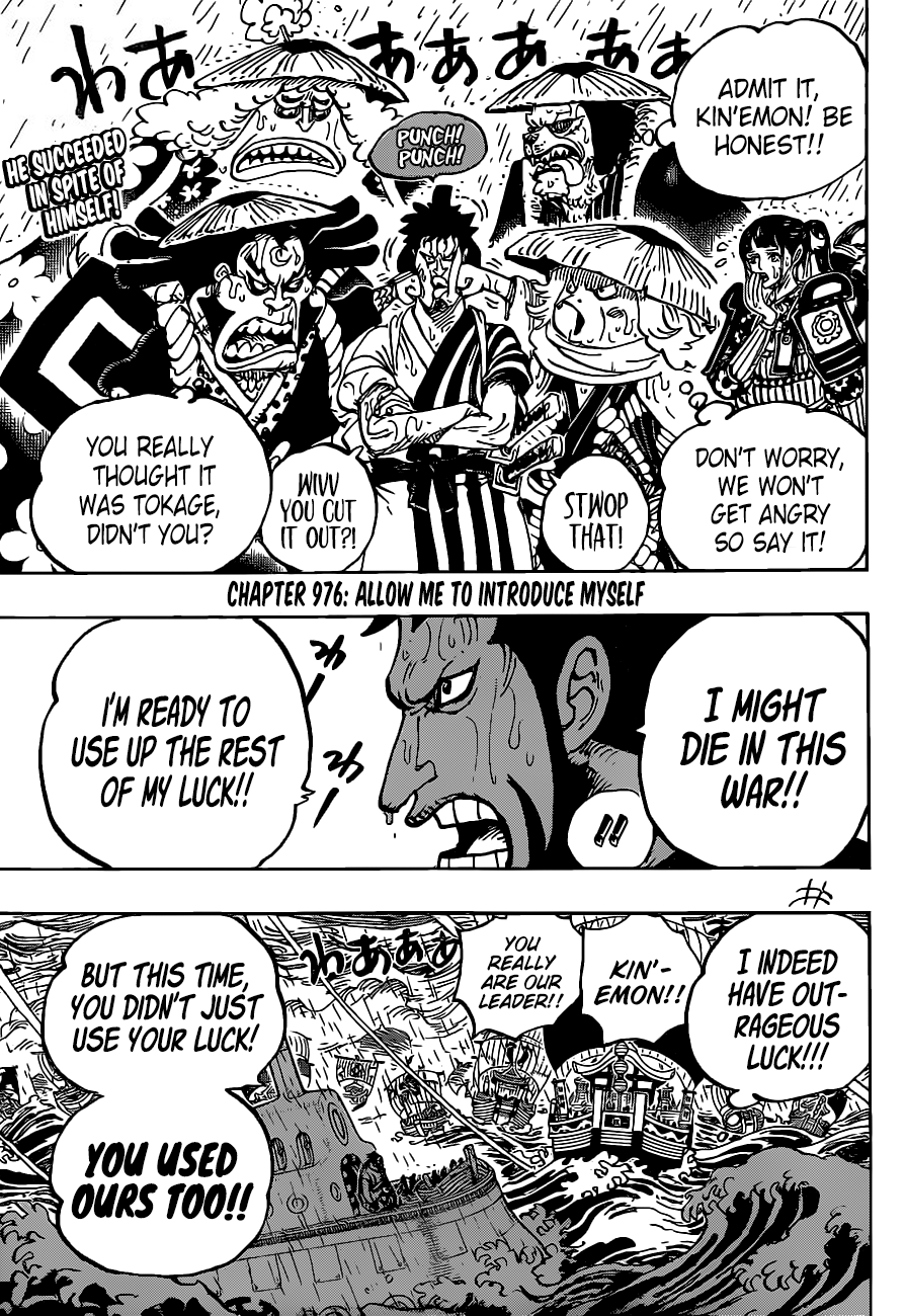 One Piece Chapter 976: Allow Me To Introduce Myself - Picture 3