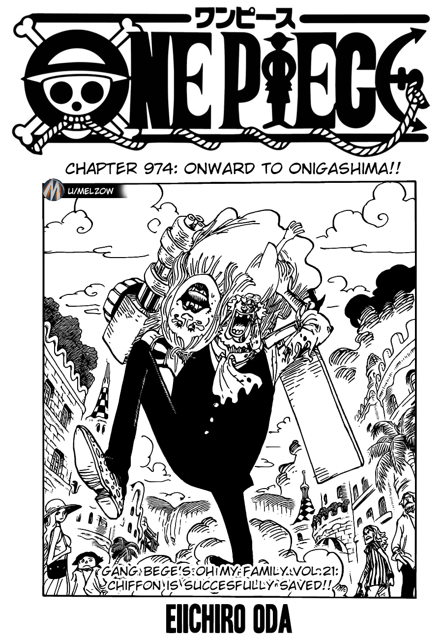 One Piece Chapter 974: Onward To Onigashima!! - Picture 1