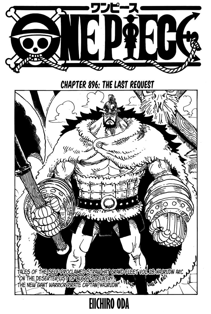 One Piece Chapter 896 - Picture 1