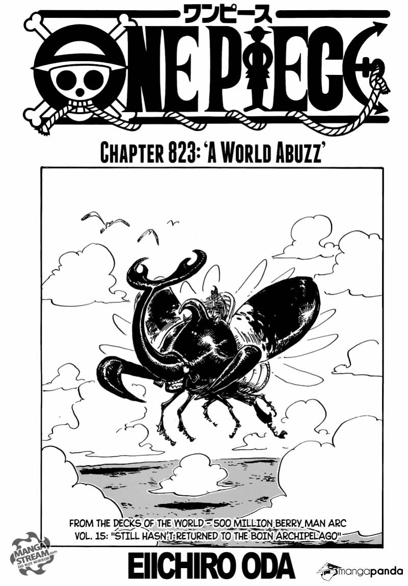 One Piece Chapter 823 : A World Abuzz - Picture 1