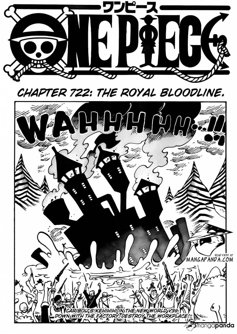 One Piece Chapter 722 : The Royal Bloodline. - Picture 3