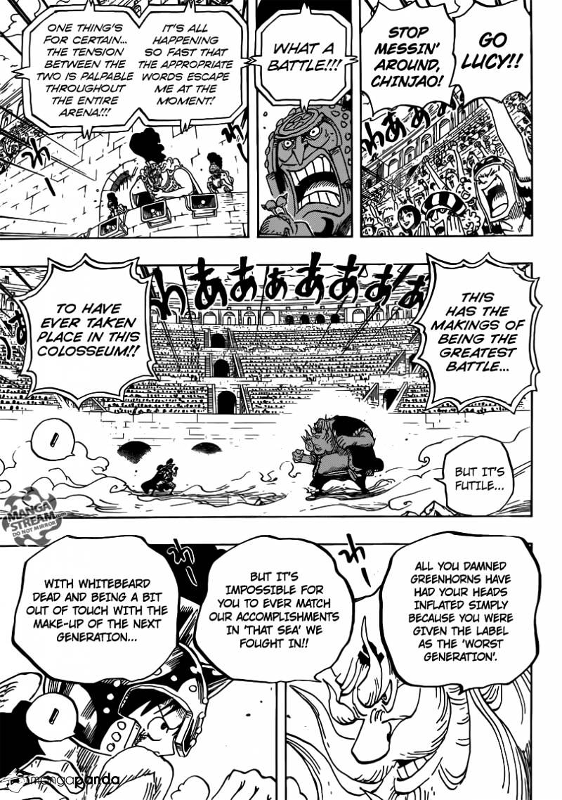 One Piece Chapter 719 : Open, Chinjao! - Picture 3