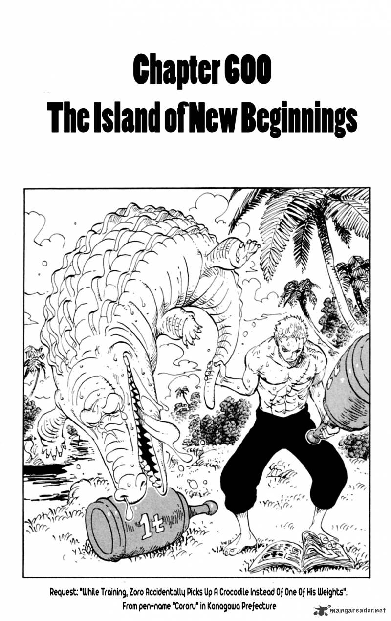 One Piece Chapter 600 : The Island Of Restarting - Picture 1