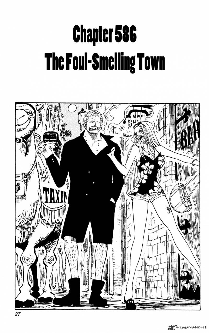 One Piece Chapter 586 : A Fetid Town - Picture 1