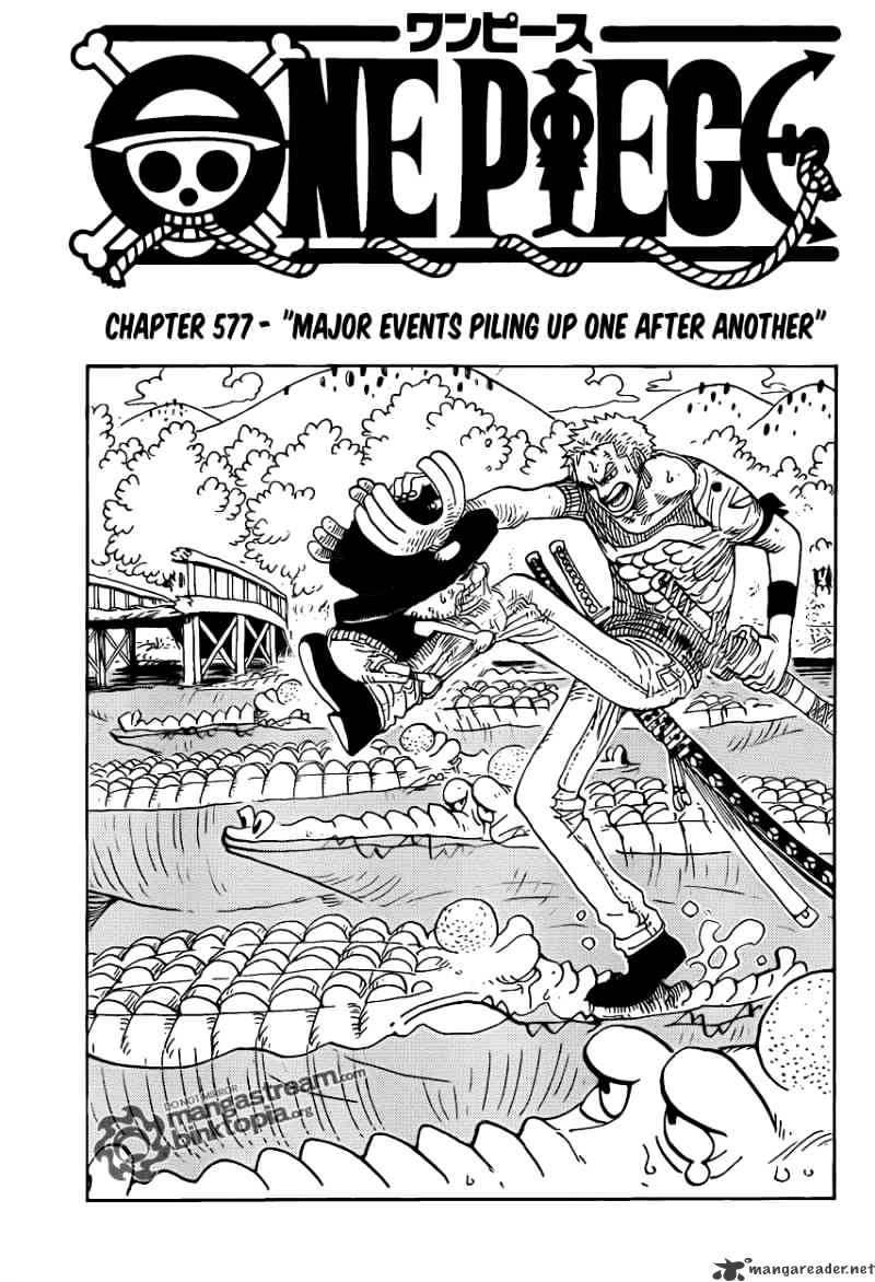 One Piece Chapter 577 : Major Events Piling Up One After Another - Picture 1