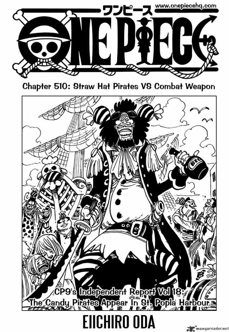 One Piece Chapter 510 : Straw Hat Pirates Vs Combat Weapon - Picture 2
