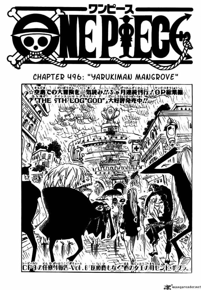 One Piece Chapter 496 : Yarukiman Mangroove - Picture 1