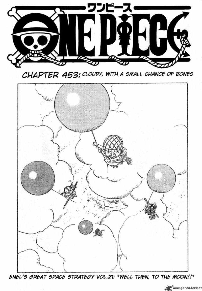 One Piece Chapter 453 : Cloudy With A Small Chance Of Bone - Picture 2