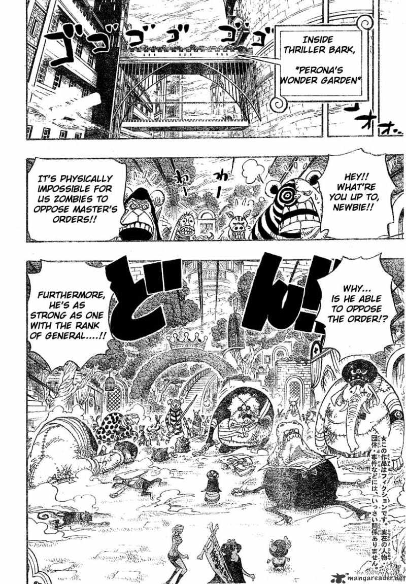 One Piece Chapter 453 : Cloudy With A Small Chance Of Bone - Picture 3