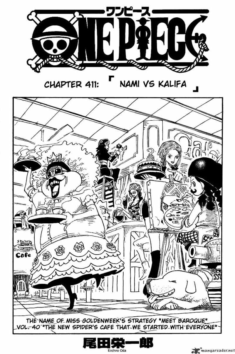 One Piece Chapter 411 : Nami Vs Kalifa - Picture 1